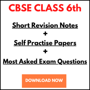 CBSE Std 6 - Notes+Papers