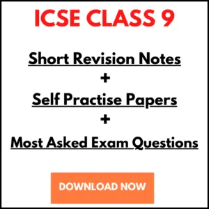 ICSE Std 9 - Notes+Papers
